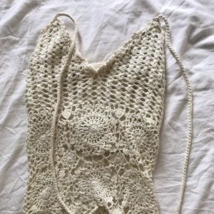 Crochet halter tank